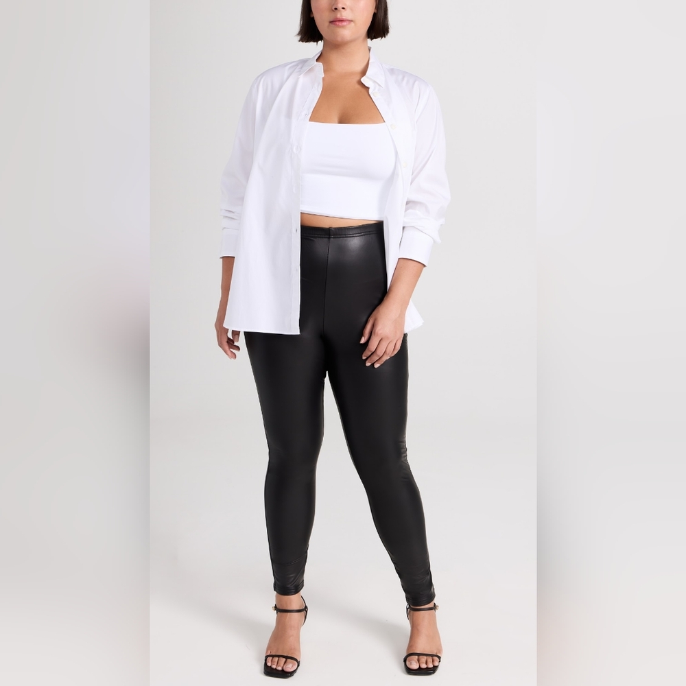 Plush Fleece Lined Liquid Leggings Color:Black Size:XXL Quantity:03